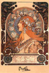 Alphonse Mucha, Czech Art Nouveau Artist and Poster Designer: Zodiac