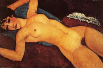 Amedeo Modigliani, Italian Modern Painter: Reclining Nude