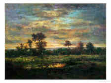 Theodore Rousseau, Barbizon School Painter: Pond at the Edge of a Wood