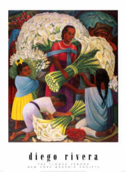 Diego Rivera, Mexican Painter: The Flower Vendor