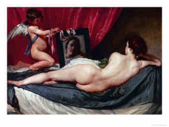 Diego Velazquez, Spanish Baroque-era Painter: Venus and Cupid