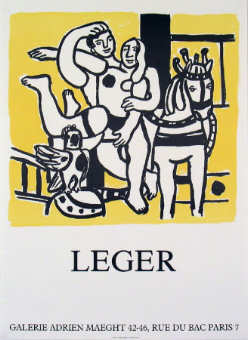 Fernand Leger, French Post-Cubist Painter: Postcard