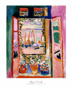 Henri Matisse, French Fauvist Painter: Open Window, Collioure, 1905
