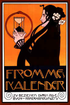 Koloman Moser, Austrian Art Nouveau Artist: Frommes Kalendar