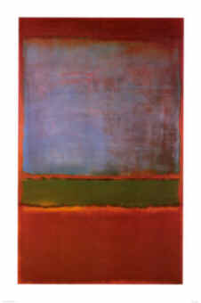 Mark Rothko, Jewish-American Painter: Violet, Green and Red, 1951