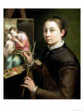Self-portrait by Sofinisba Anguisciola