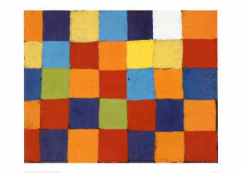 Paul Klee, Swiss Abstract Blue Rider Painter: Farbstafel, 1930