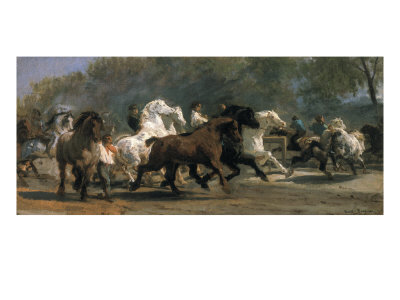 Rosa Bonheur, American Impressionist Painter: Children Playing on the Beach
