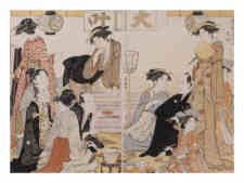 Torii Kiyonaga, Japanese Ukiyo-e Woodblock Printmaker: Le quartier de Nakasu