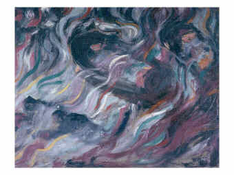 Umberto Boccioni, Italian Futurist Sculptor and Painter: Uncertainties I, The Farewells 1911
