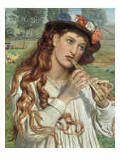 William Holman Hunt: British Pre-Raphaelite Painter: Amaryllis' or 'The Shepherdess', c.1884