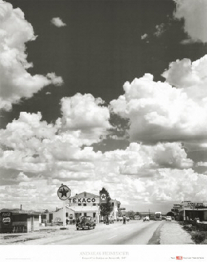 Andreas Feininger, American photographer: Route 66, Arizona, 1947