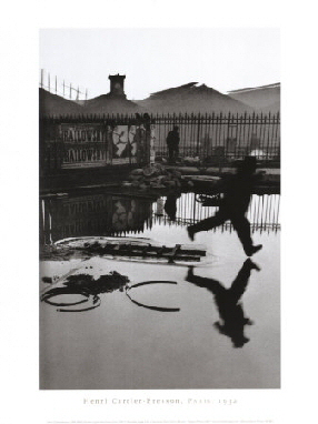 Henri Cartier-Bresson, French photographer: Derriere la Gare Saint-Lazare, Paris