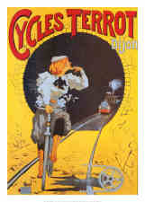 Francisco Tamagno, Portuguese Vintage Poster Designer: Cycles Terrot