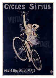 Henri Gray (Boulanger), French Vintage Poster Designer: Cycles Sirius