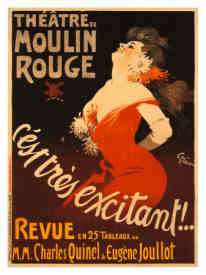 Jules-Alexandre Grun, French Vintage Poster Designer: Theatre Moulin Rouge