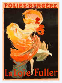 Jules Cheret, French Vintage Poster Designer: Folies-Bergere
