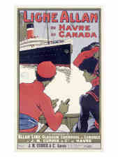 Vintage Allan Line Posters