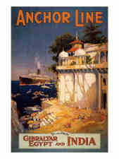 Vintage Anchor Line Posters
