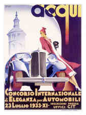 Vintage Car and Auto Posters