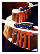 Vintage Fiat Posters