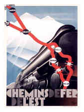 Vintage Union Pacific Railroad Posters