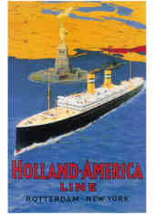 Vintage Holland-America Posters