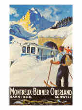 Vintage Swiss Railroad Posters