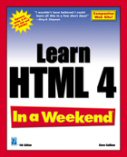 Learn HTML 4 In a Weekend